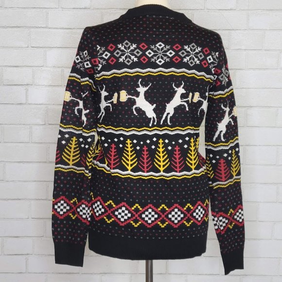 New Tipsy Elves Men Caribrew Ugly Christmas Sweater - Picture 4 of 6